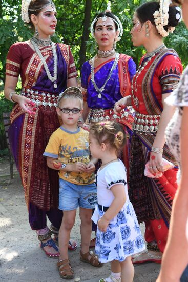 India's Independence Day celebrated in Sokolniki Park