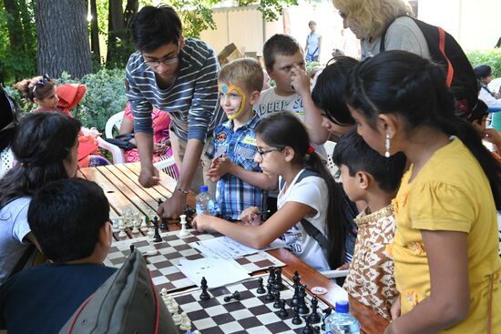 India's Independence Day celebrated in Sokolniki Park