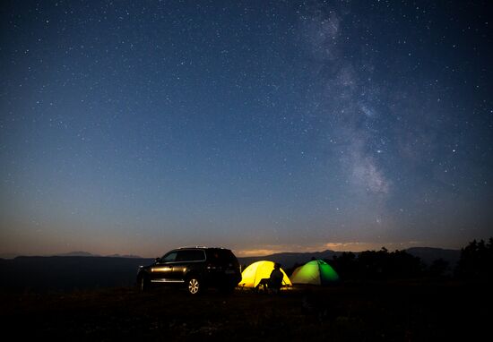 Perseid meteor shower