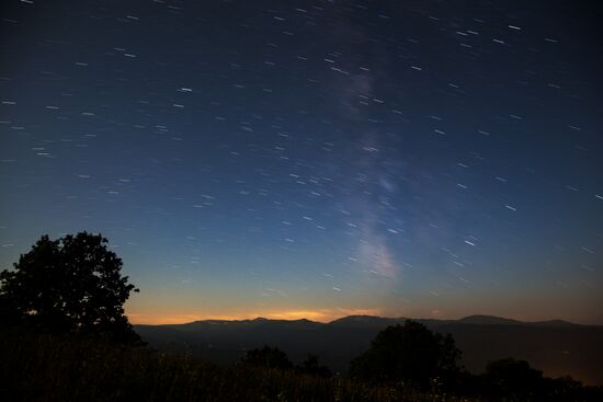 Perseid meteor shower