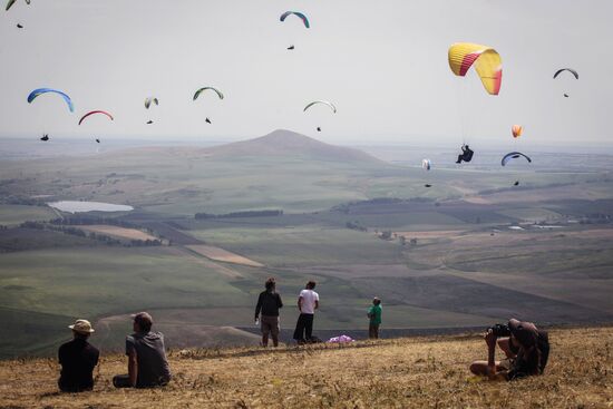 Russian Paragliding Championship in Stavropol Territory