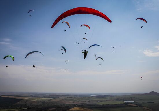 Russian Paragliding Championship in Stavropol Territory