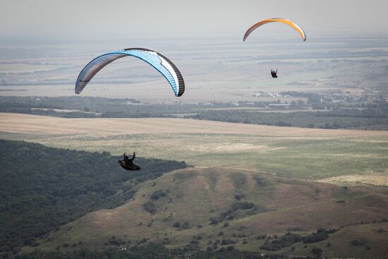 Russian Paragliding Championship in Stavropol Territory