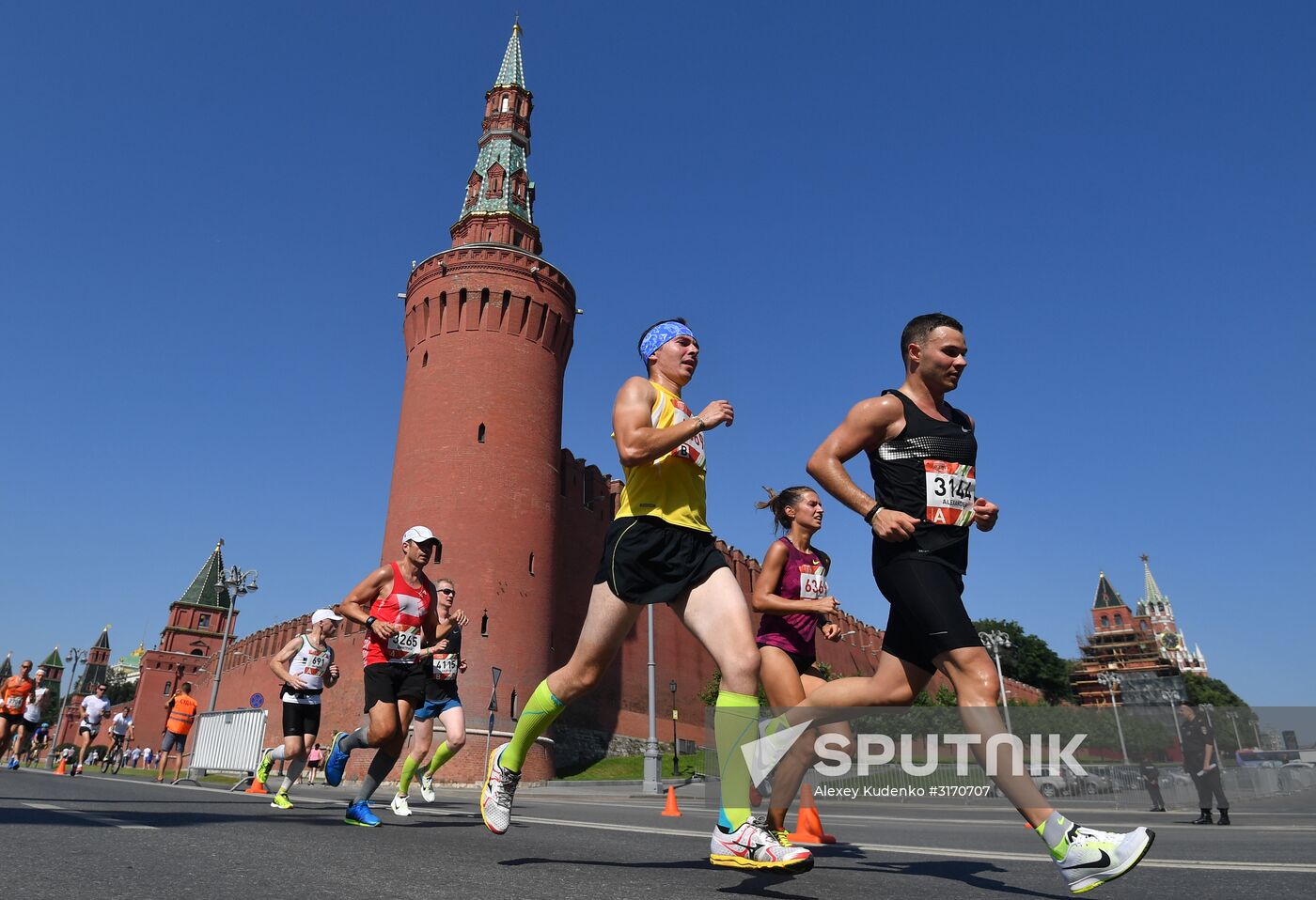 Luzhniki half-marathon in Moscow