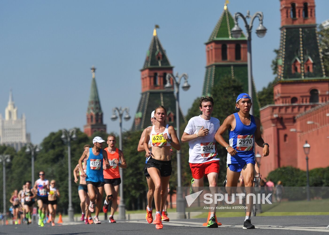 Luzhniki half-marathon in Moscow