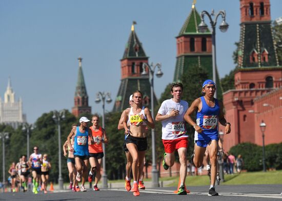 Luzhniki half-marathon in Moscow