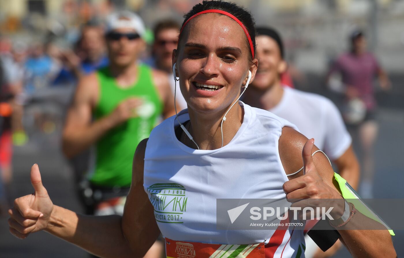 Luzhniki half-marathon in Moscow