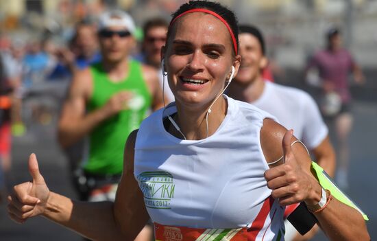 Luzhniki half-marathon in Moscow