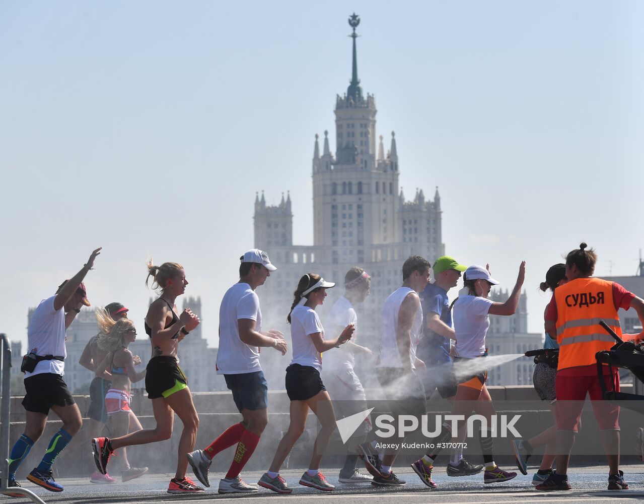 Luzhniki half-marathon in Moscow