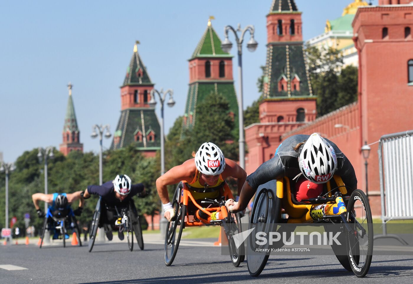Luzhniki half-marathon in Moscow