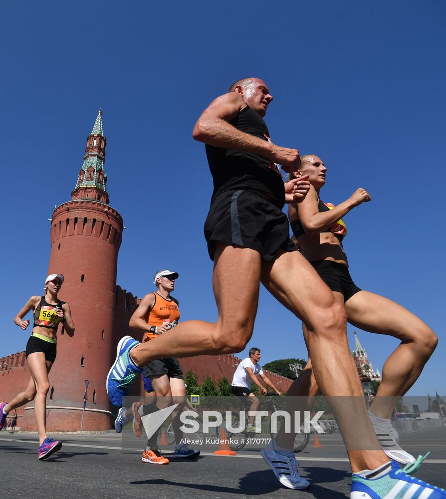 Luzhniki half-marathon in Moscow