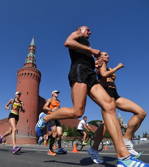 Luzhniki half-marathon in Moscow