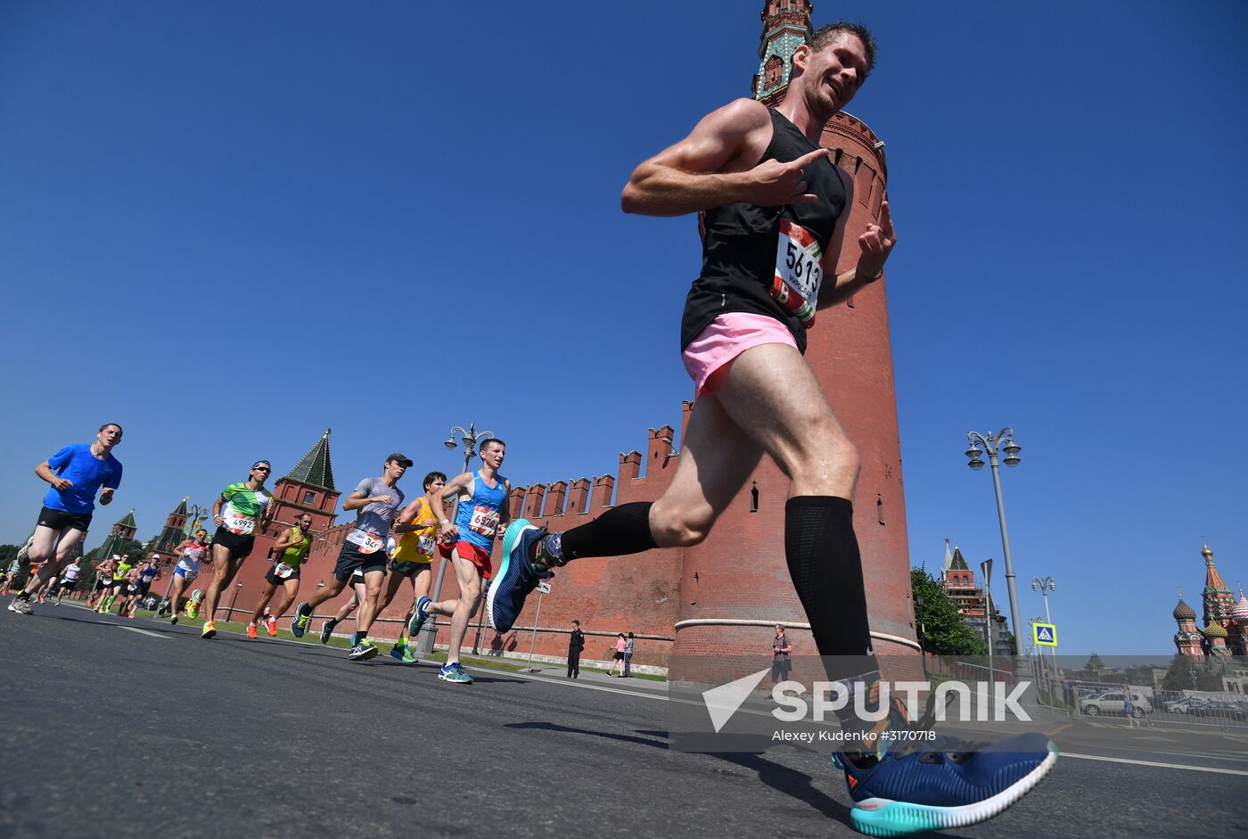 Luzhniki half-marathon in Moscow