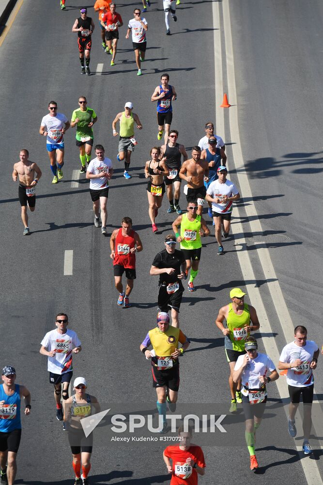 Luzhniki half-marathon in Moscow