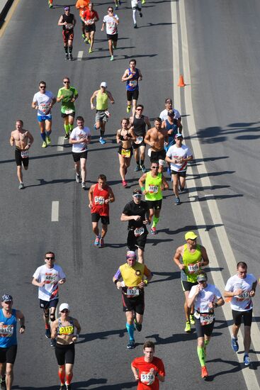 Luzhniki half-marathon in Moscow