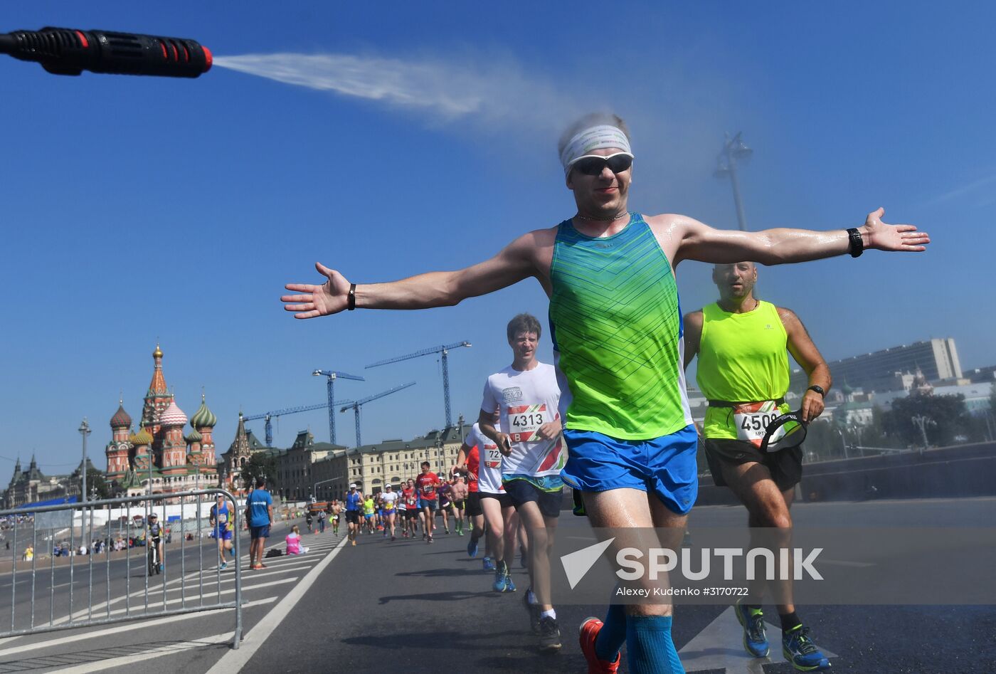 Luzhniki half-marathon in Moscow