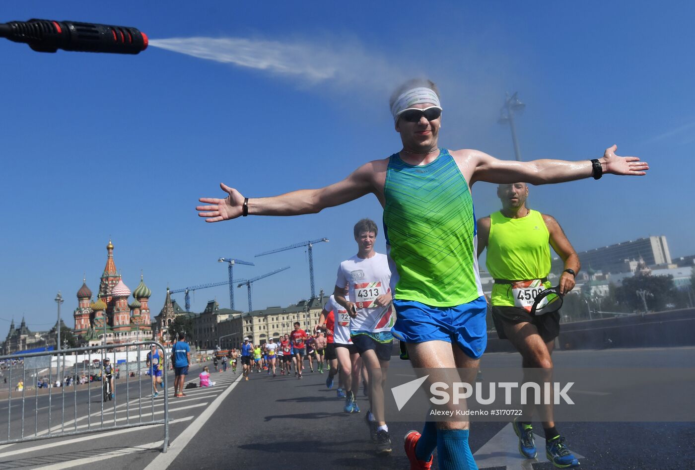 Luzhniki half-marathon in Moscow