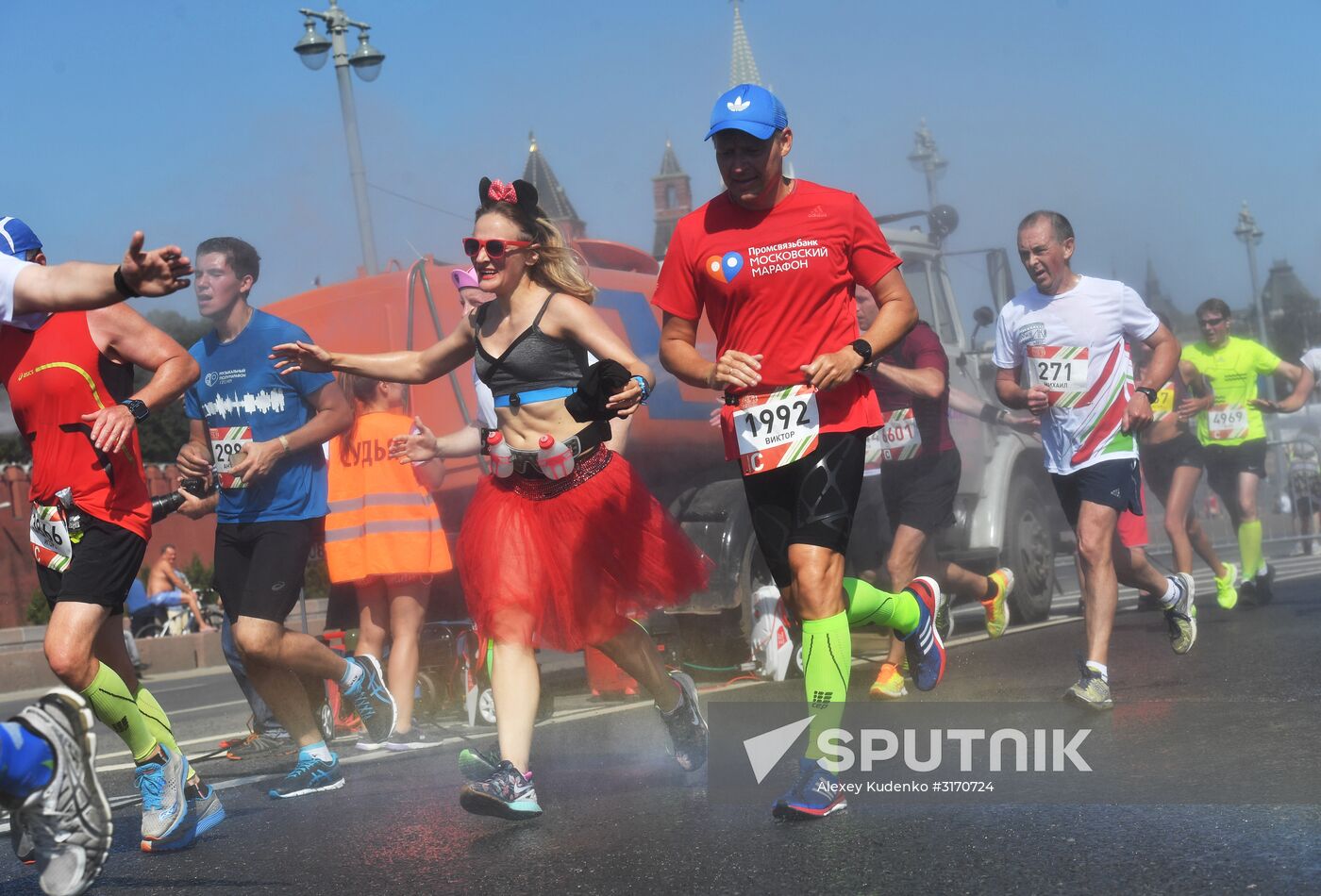 Luzhniki half-marathon in Moscow