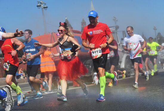 Luzhniki half-marathon in Moscow