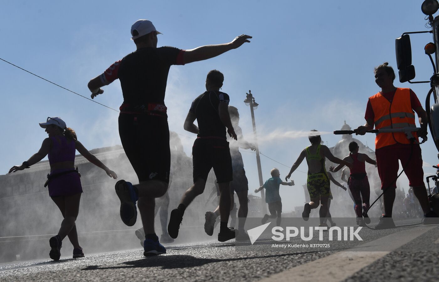 Luzhniki half-marathon in Moscow