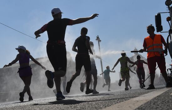 Luzhniki half-marathon in Moscow