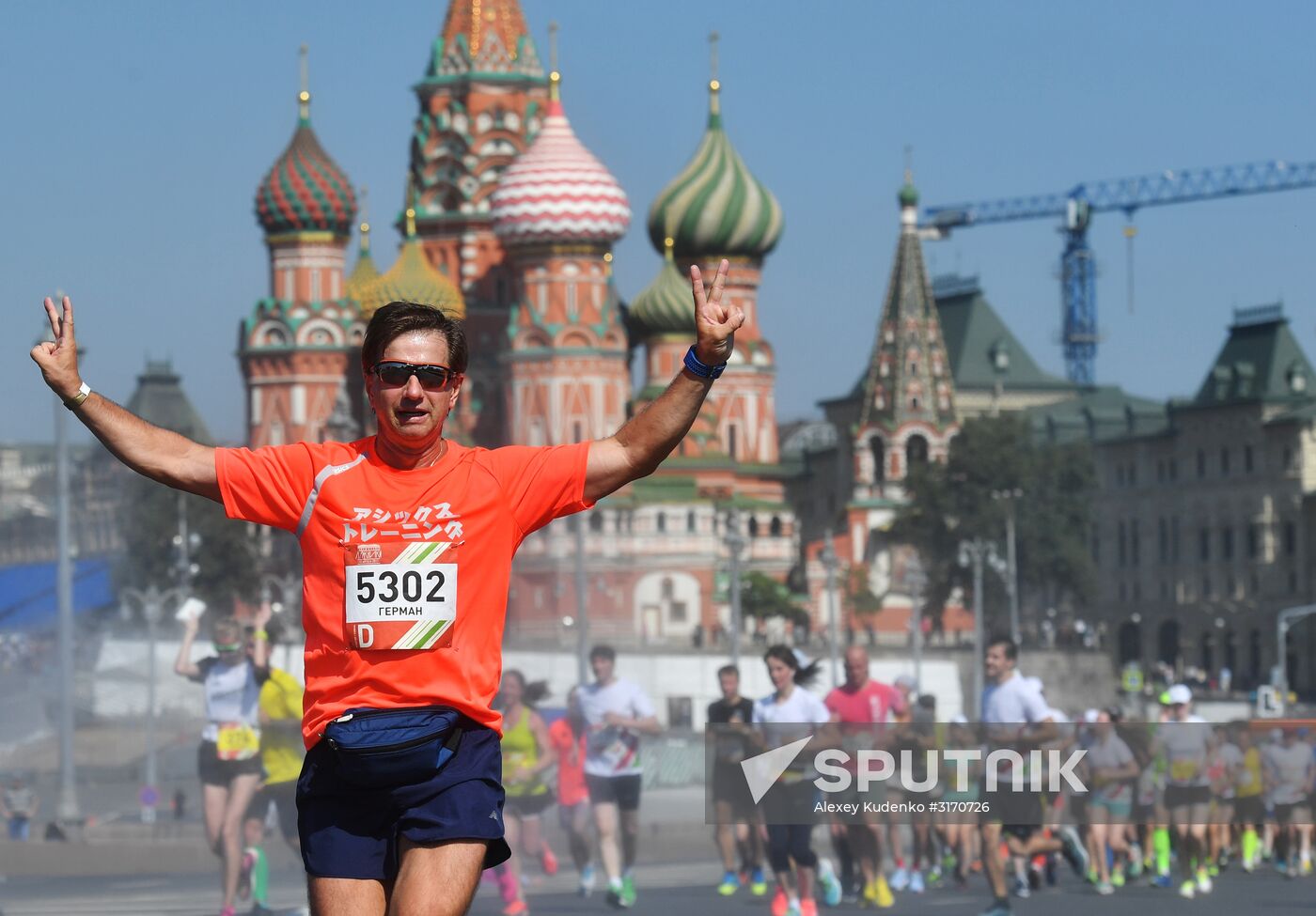 Luzhniki half-marathon in Moscow