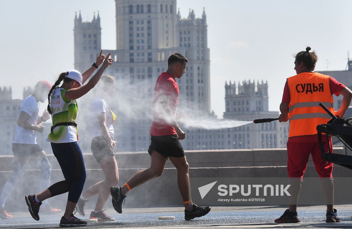 Luzhniki half-marathon in Moscow