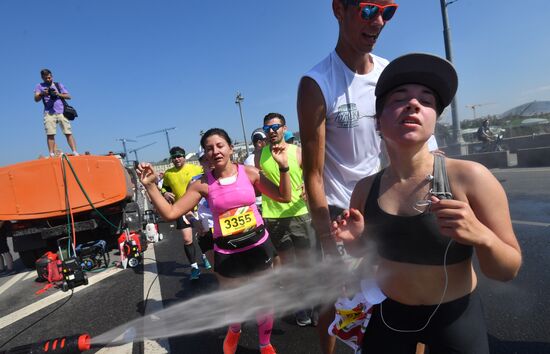 Luzhniki half-marathon in Moscow