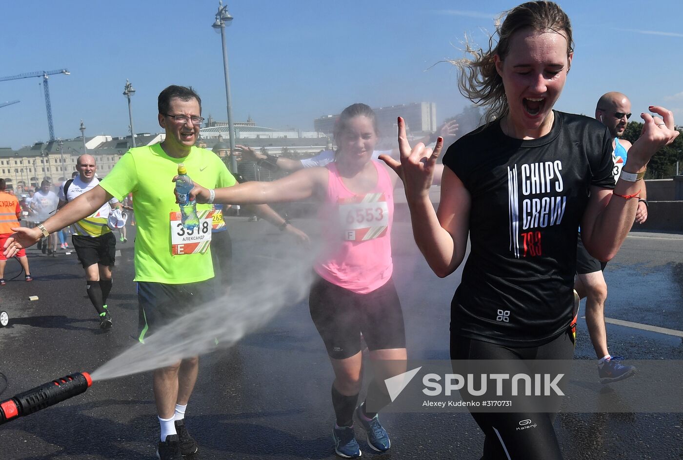 Luzhniki half-marathon in Moscow