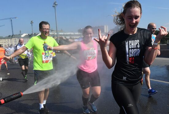 Luzhniki half-marathon in Moscow