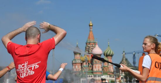 Luzhniki half-marathon in Moscow