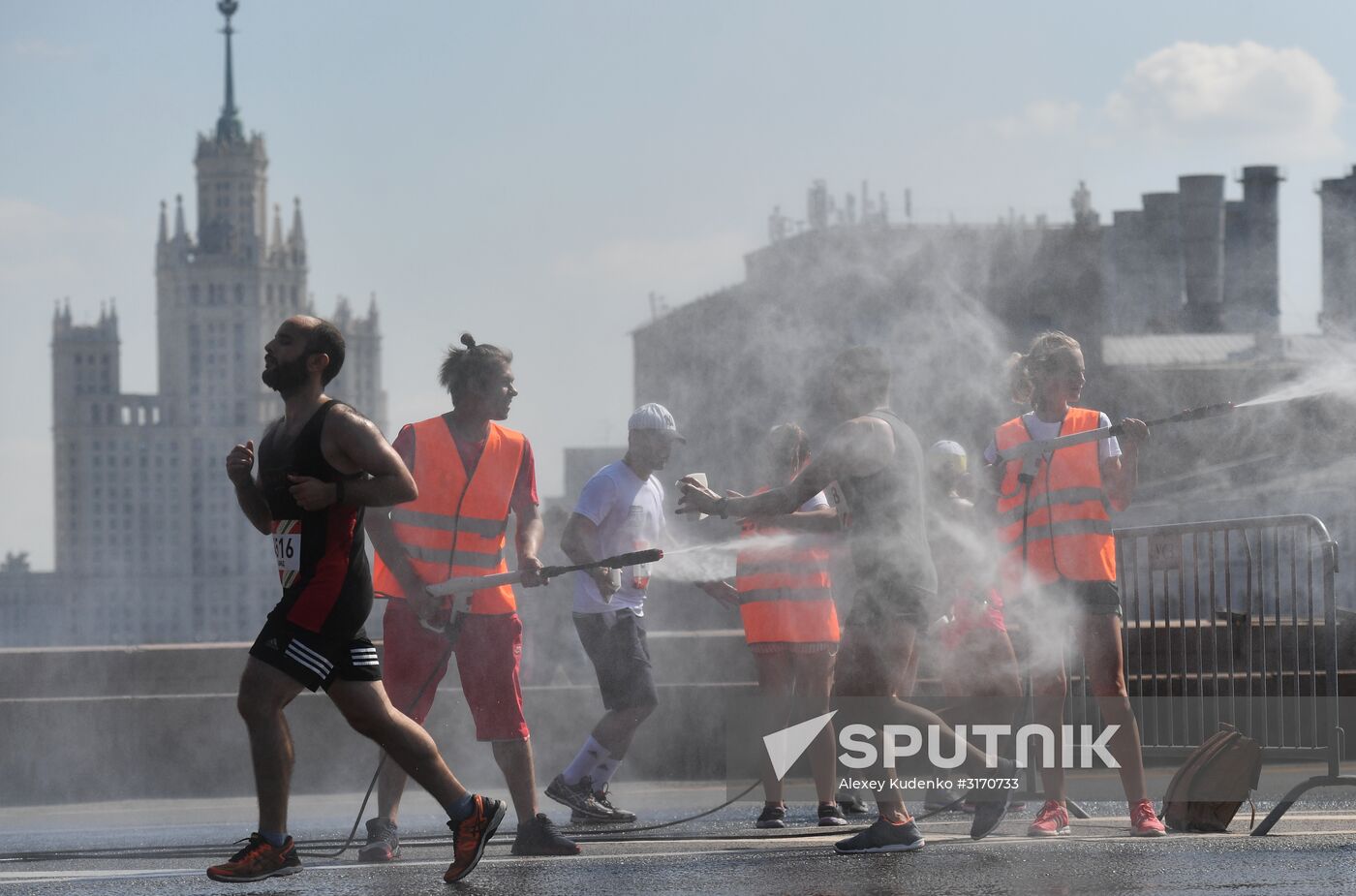 Luzhniki half-marathon in Moscow