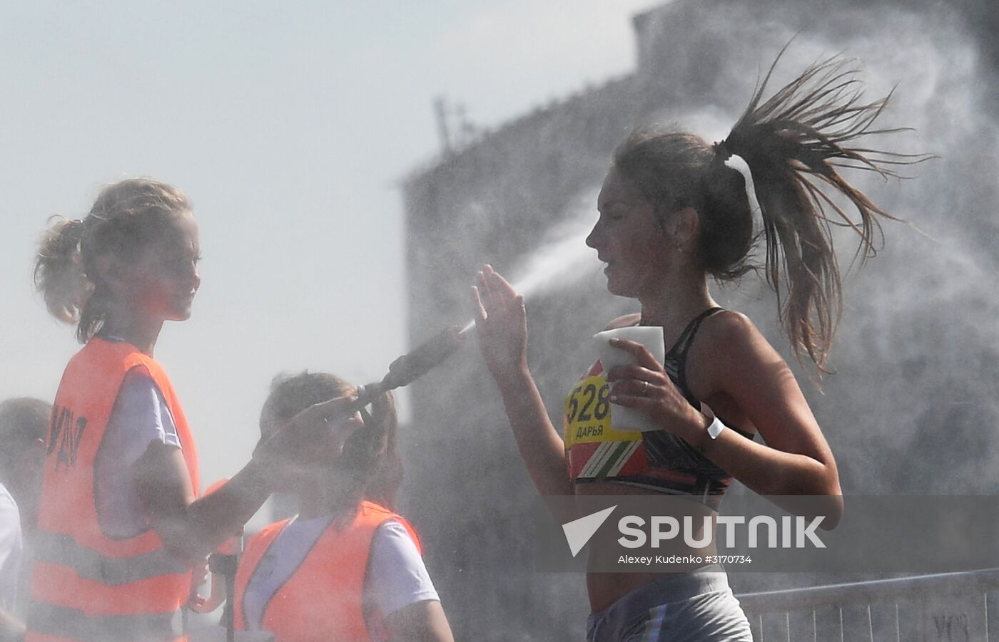 Luzhniki half-marathon in Moscow