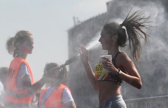 Luzhniki half-marathon in Moscow