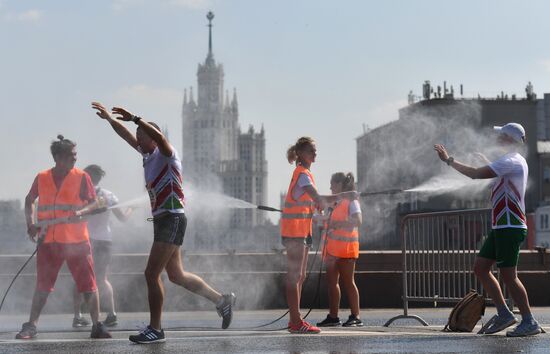 Luzhniki half-marathon in Moscow