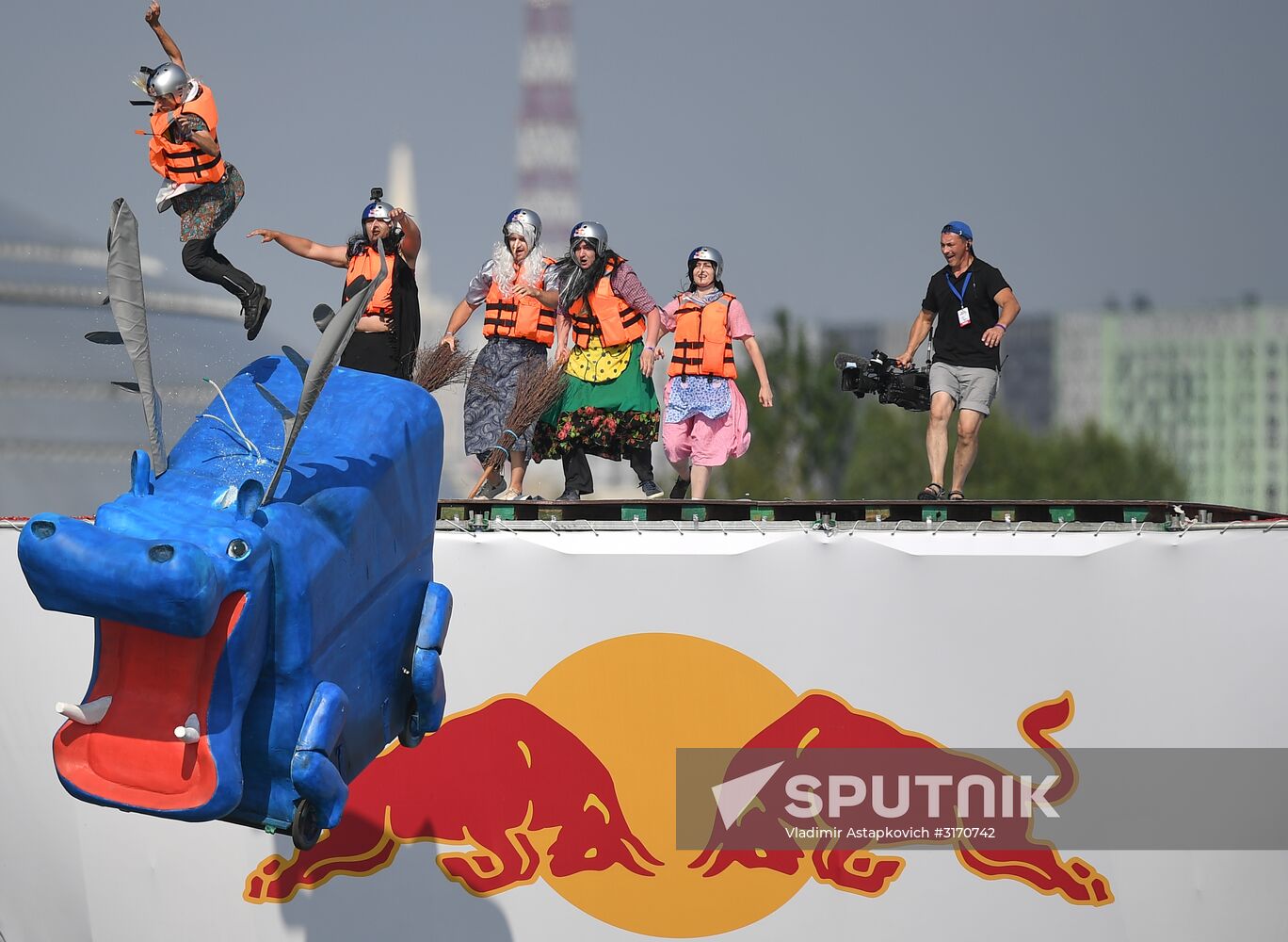 Red Bull Flugtag 2017 festival in Moscow