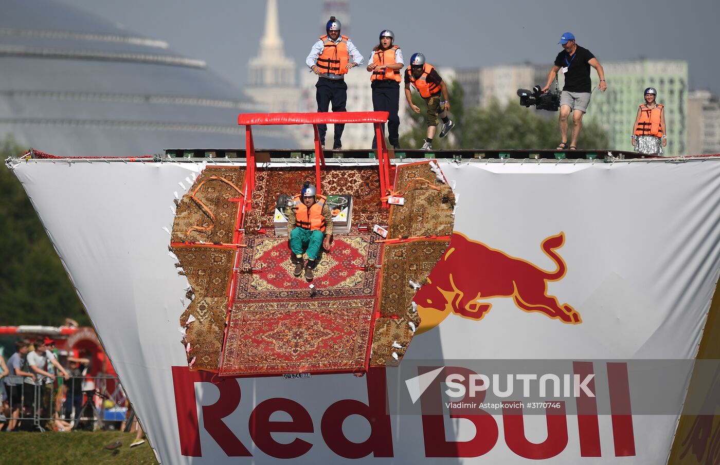 Red Bull Flugtag 2017 festival in Moscow