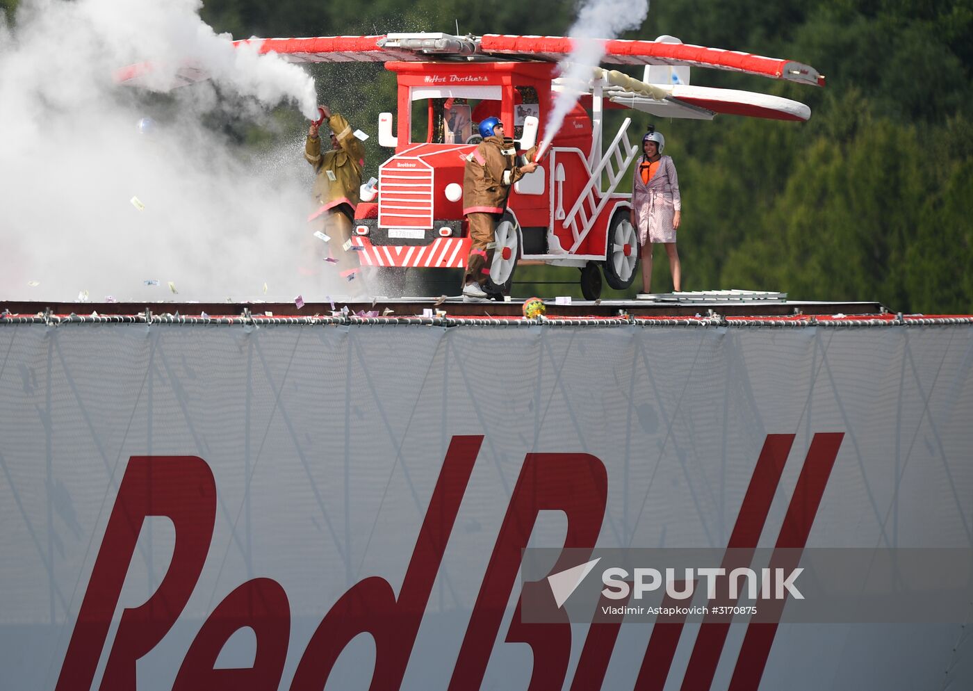 Red Bull Flugtag 2017 festival in Moscow