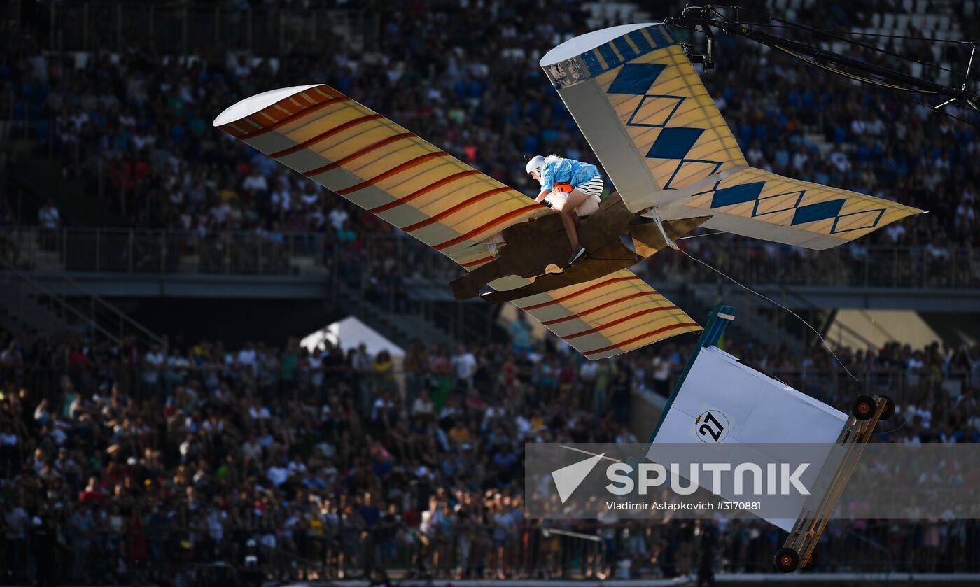 Red Bull Flugtag 2017 festival in Moscow