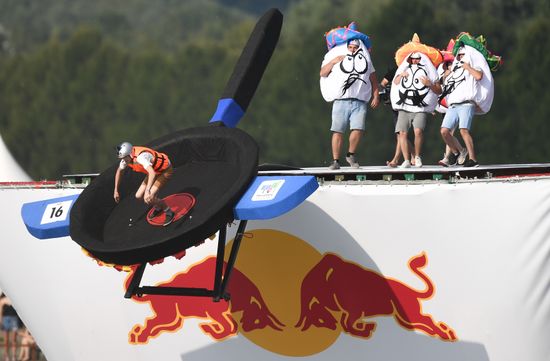 Red Bull Flugtag 2017 festival in Moscow