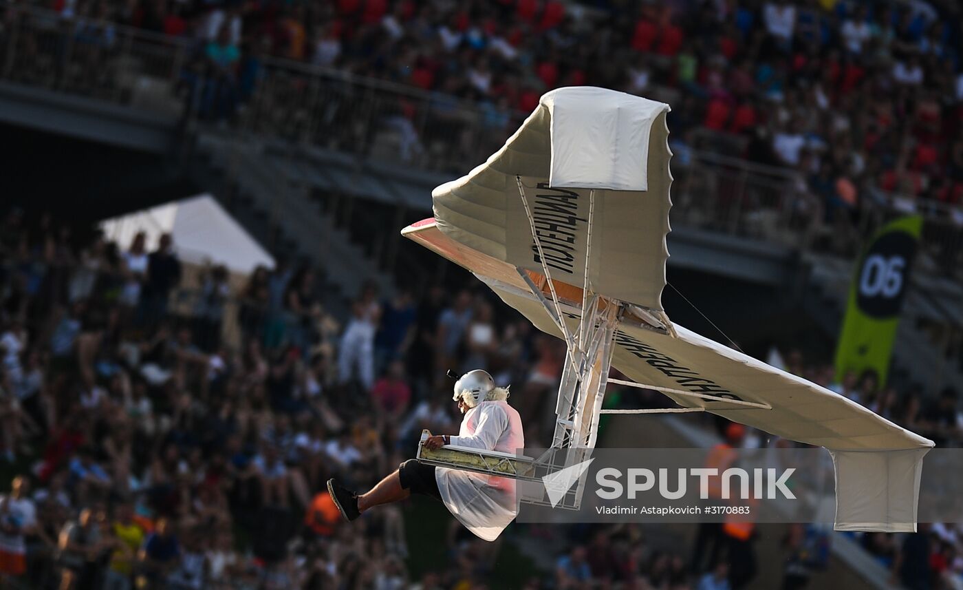 Red Bull Flugtag 2017 festival in Moscow