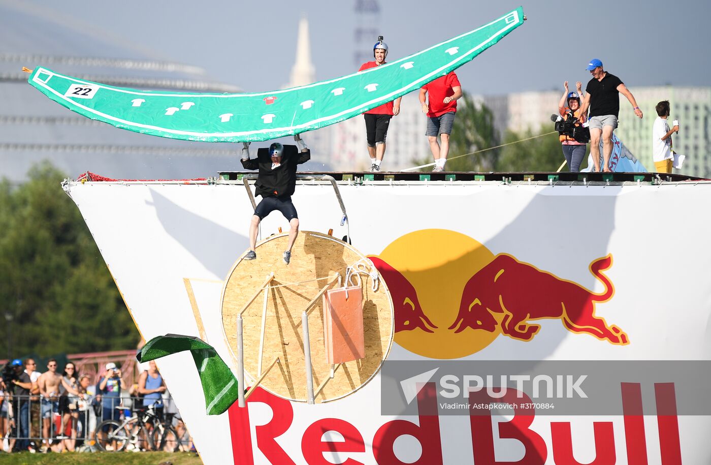 Red Bull Flugtag 2017 festival in Moscow