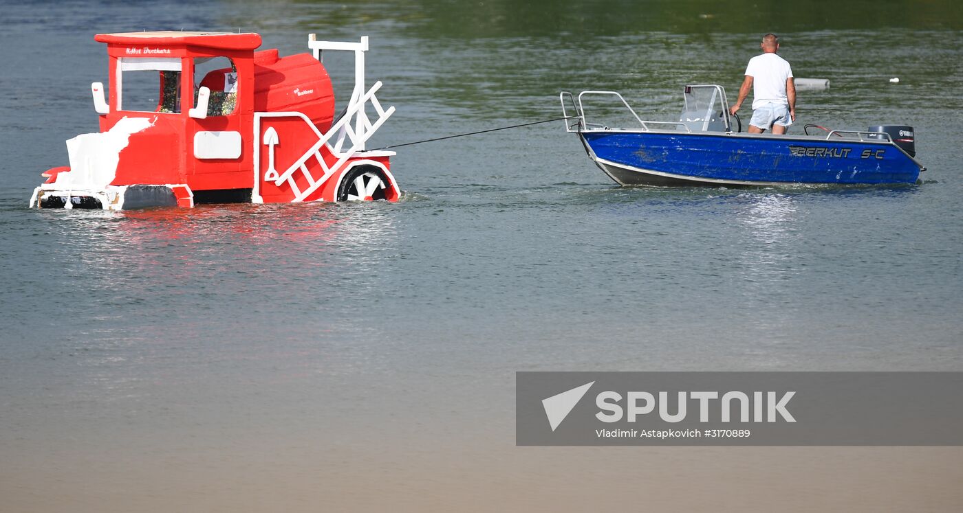 Red Bull Flugtag 2017 festival in Moscow