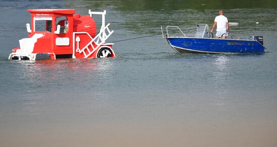 Red Bull Flugtag 2017 festival in Moscow