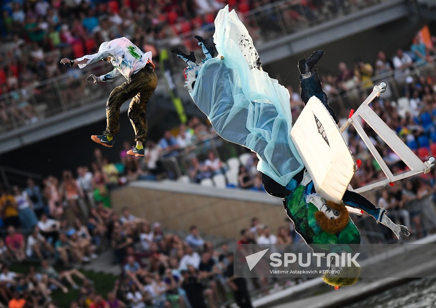 Red Bull Flugtag 2017 festival in Moscow