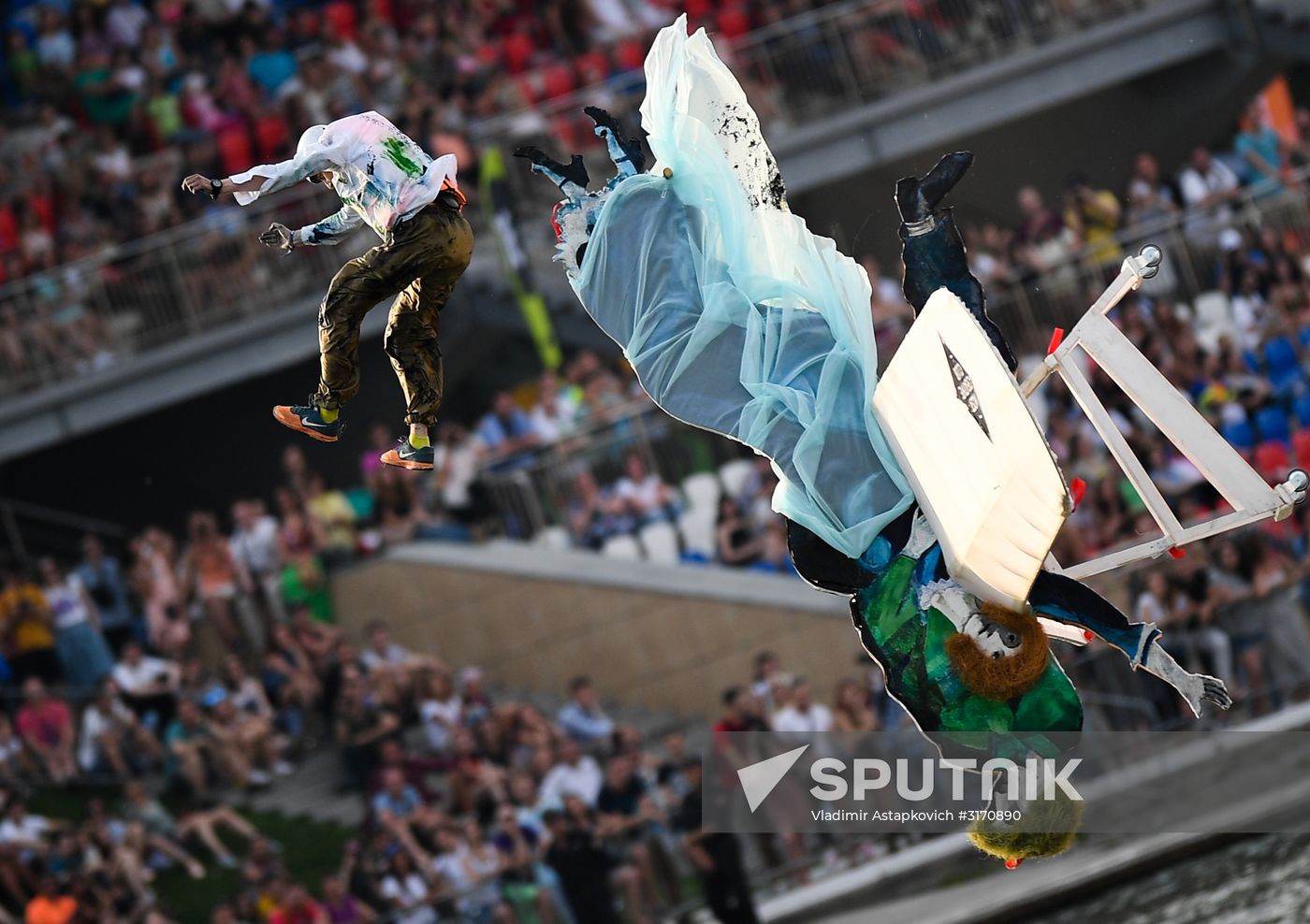 Red Bull Flugtag 2017 festival in Moscow
