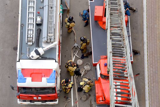 EMERCOM firefighting drill in Khabarovsk Territory