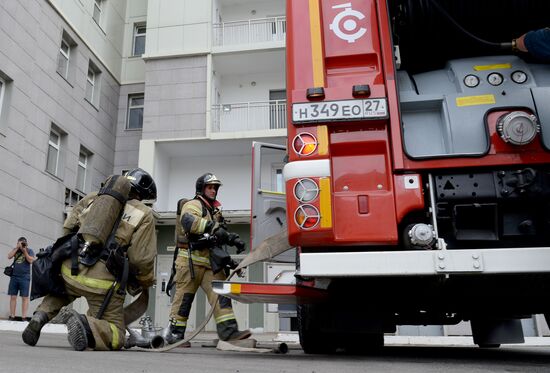 EMERCOM firefighting drill in Khabarovsk Territory