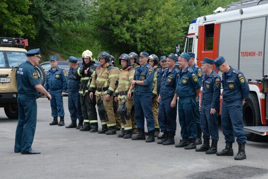 EMERCOM firefighting drill in Khabarovsk Territory