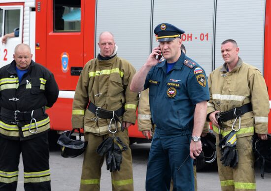 EMERCOM firefighting drill in Khabarovsk Territory